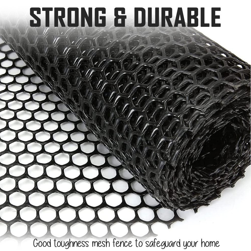 PVC Plastic Black Mesh Window Gate Door Pet Cat Proof Bird Net Multipurpose Safety Protective Netting Barrier