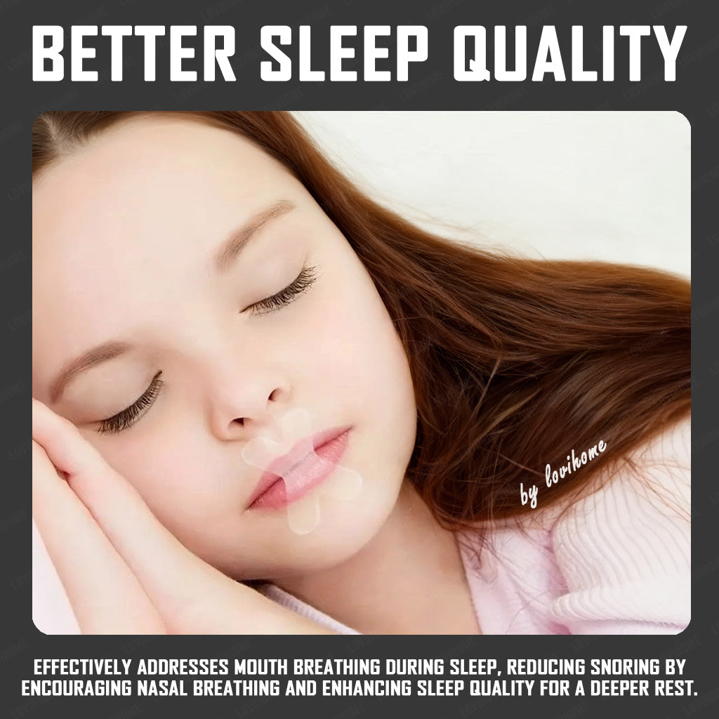 30pcs Mouth Breathing Corrector Tape Anti Snoring Stickers Sleep Patch Nose Breathing Strip