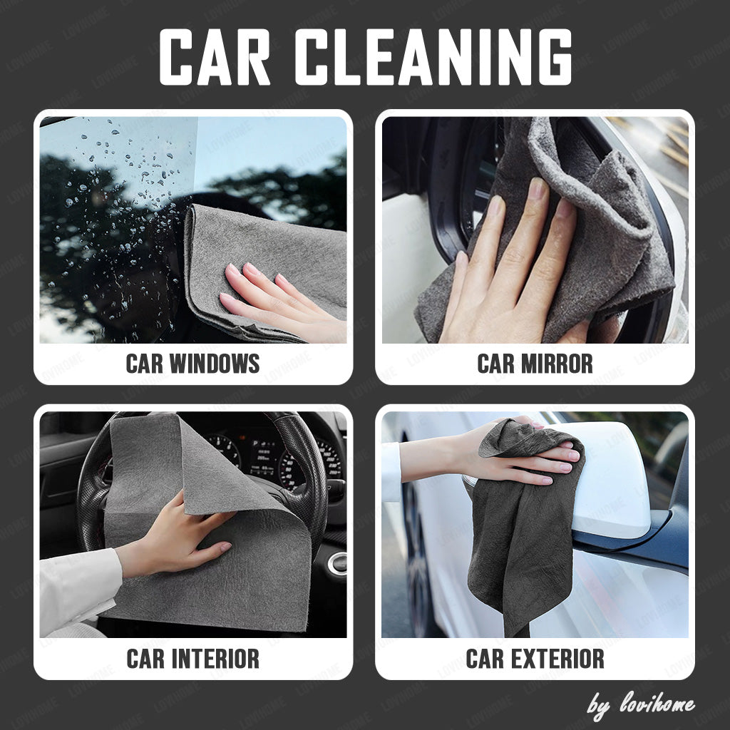 Streak Free 30x30cm Magic Watermark Free Glass Cleaning Cloth