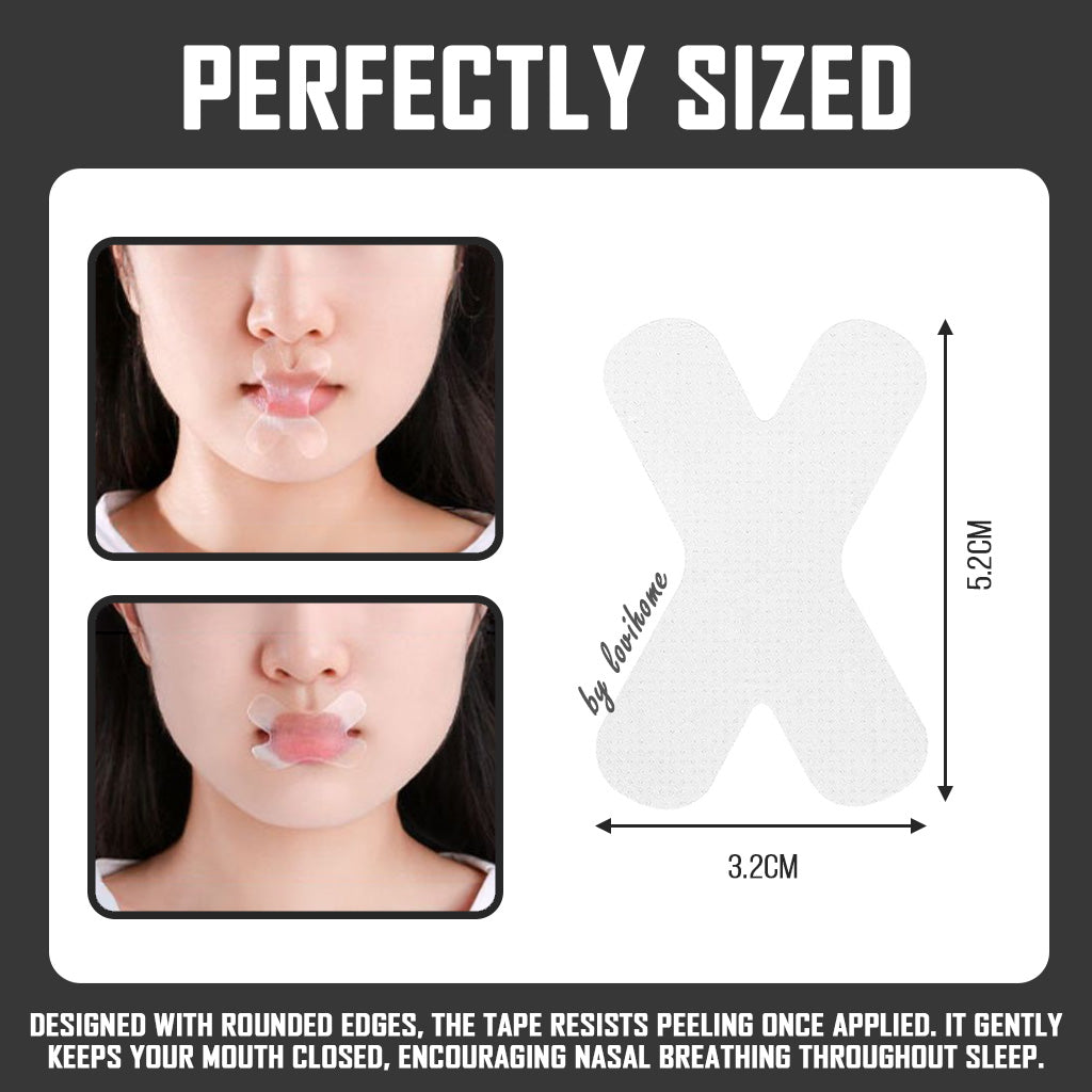 30pcs Mouth Breathing Corrector Tape Anti Snoring Stickers Sleep Patch Nose Breathing Strip