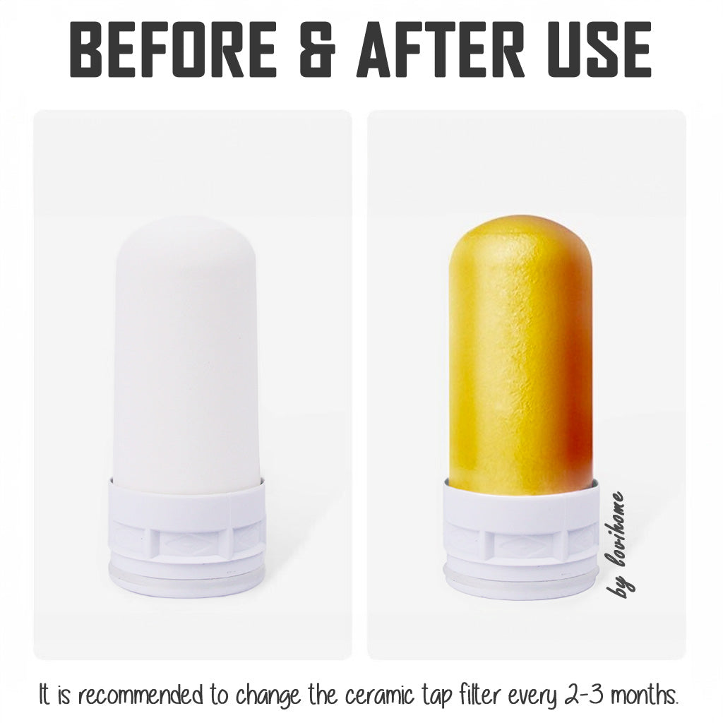 Premium Tap Water Purifier JN-21 Ceramic Filter Nozzle Spray Clean Refill Kitchen Sink Faucet Dispenser Extender