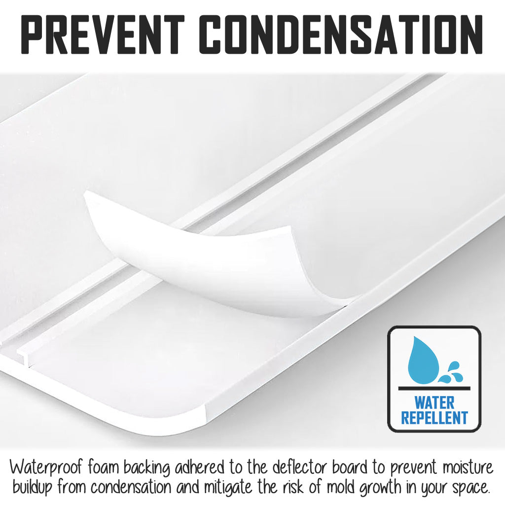 Central Aircon Wind Deflector 60cm Ceiling Air Conditioner Unit Airflow Diverter Air Con Shield Windshield