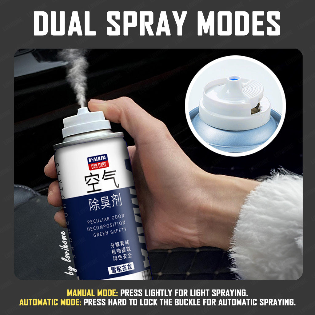 Car Odor Removal Spray 180ml Vanilla Fresh Deodorizer Air Refreshener