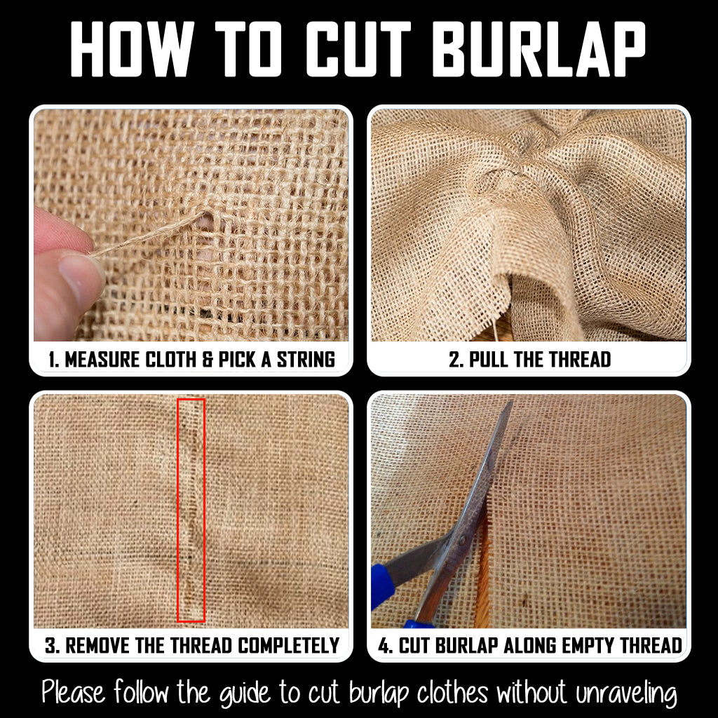 Burlap Cloth Natural Fabric - Sack Jute Home Decor DIY Craft - 1 Qty = 1 Meter