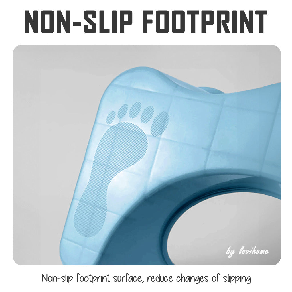 Squatmaster White Anti Slip Design Squat Step Stool Constipation Relief Potty Toilet Sturdy Foot Chair Footstool w/ WARRANTY