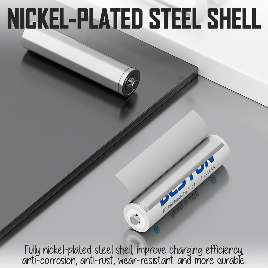 Beston AAA 1300mAh Rechargeable Battery Pack Ni-MH LED Triple A Batteries