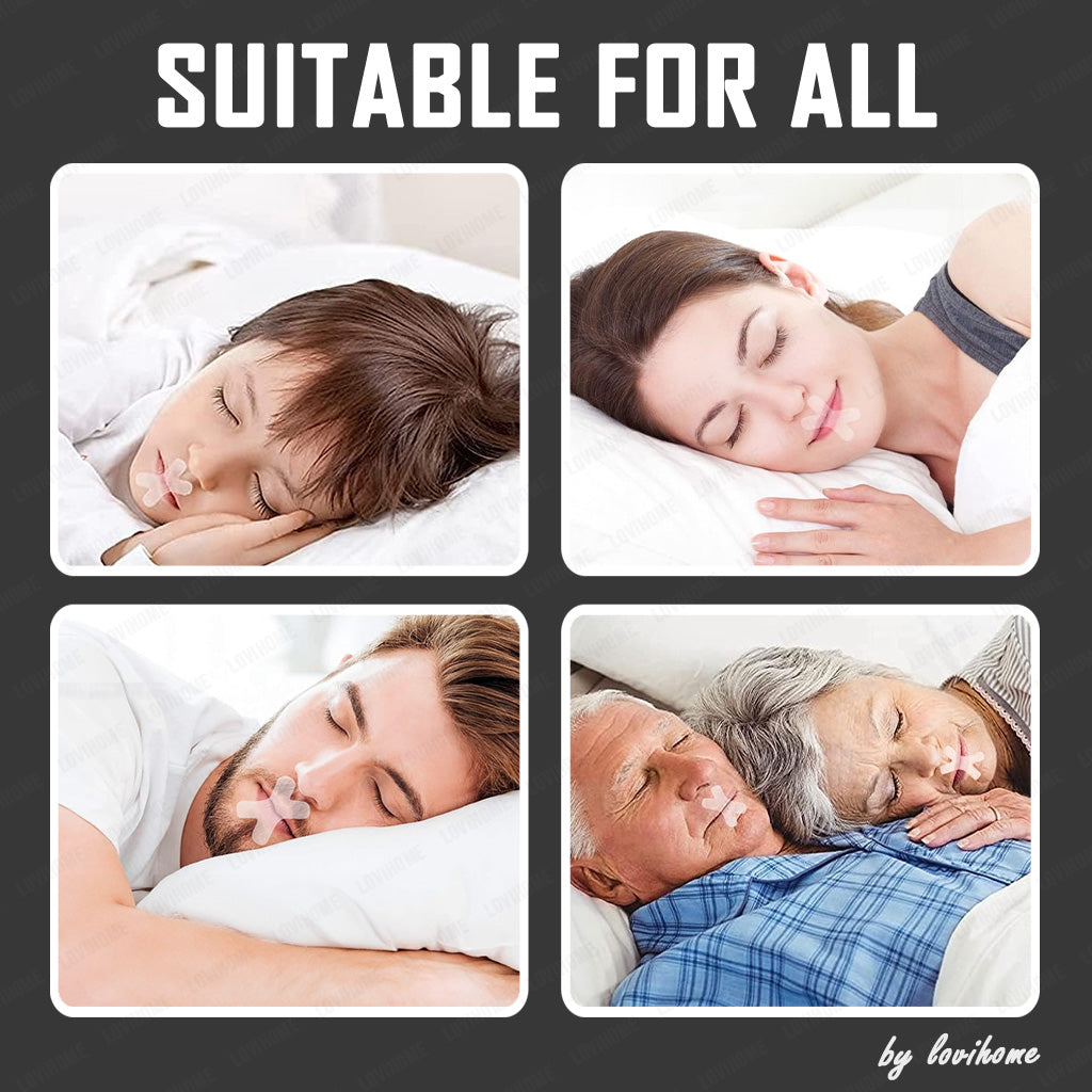 30pcs Mouth Breathing Corrector Tape Anti Snoring Stickers Sleep Patch Nose Breathing Strip