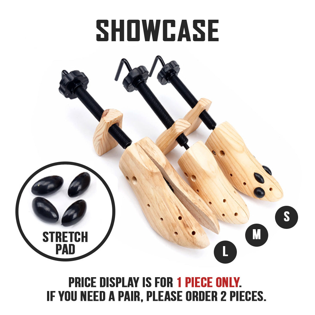 Wooden Shoe Stretcher - Shoes Expander Shaper Shoekeeper