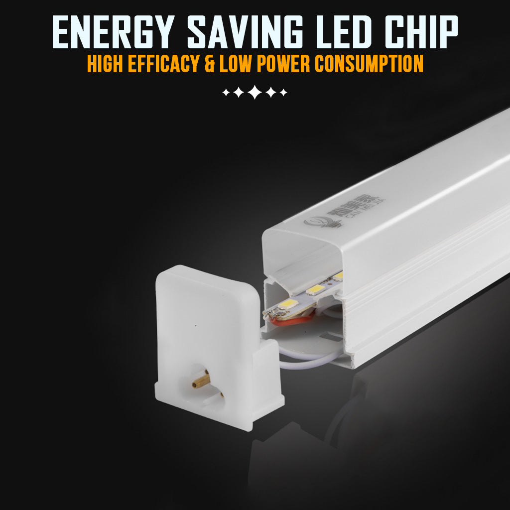 T5 LED Tube Light Set Warranty 2Y - Bright Comfortable Warm Lighting Bar Kitchen Room Ceiling Cove Lamp Connector