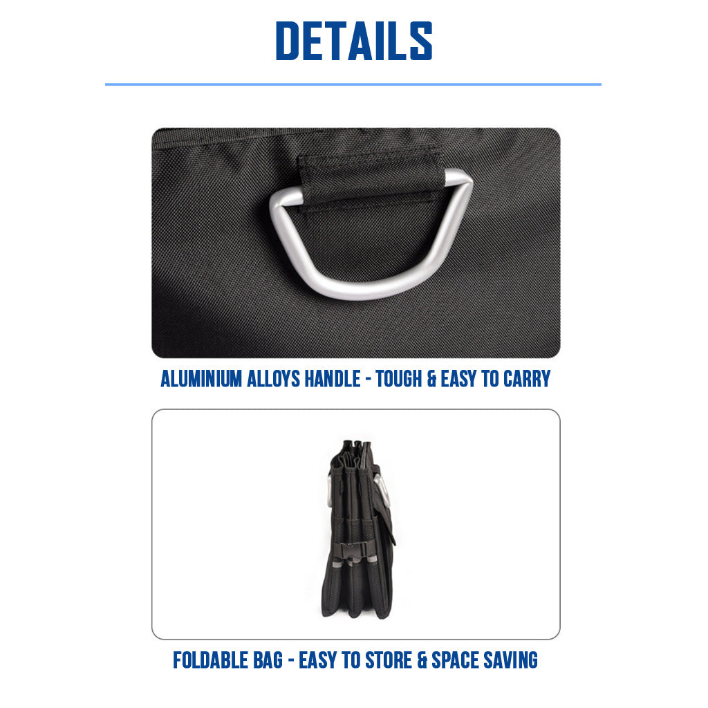 Foldable Waterproof Car Boot Organizer Portable Vehicle Storage Box Automobile Trunk Accessory Organiser
