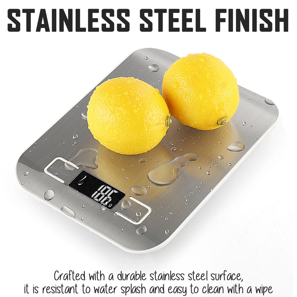 Kitchen Digital Stainless Steel Weighing Scale Food Weight Measuring Machine Cooking Baking Tools Kitchenware