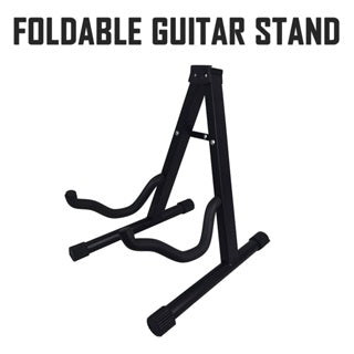 Foldable Acoustic Electric Guitar Stand Bass Violin Rack Holder Music Instrument Display Capo Pick Accessories