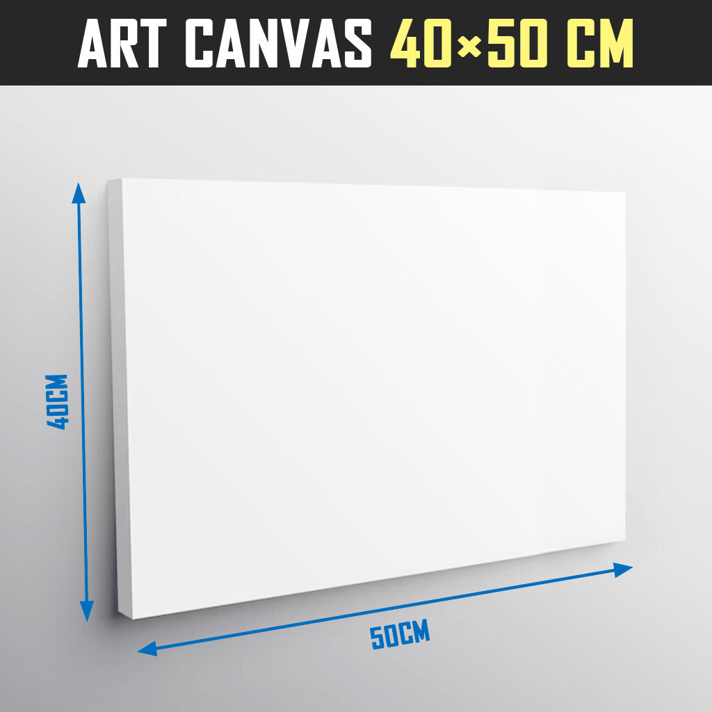 White Plain Cotton Art Canvas 40x50cm Wooden Frame Painting Drawing Board Supplies DIY Wall Picture Poster