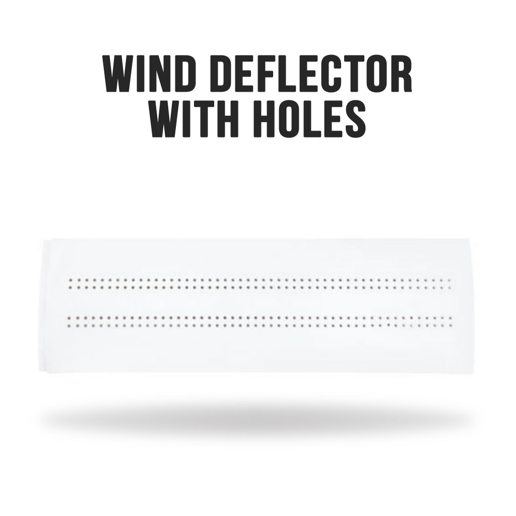 Retractable Air Conditioner Shield With Holes Anti-Blowing Cover AC Windshield