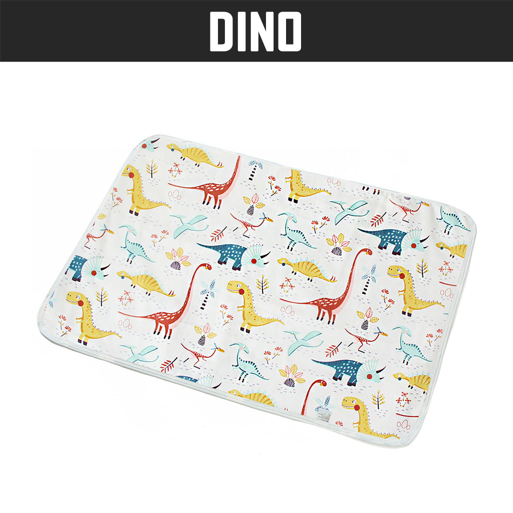 WATERPROOF DIAPER CHANGING MAT 50x70CM DINO