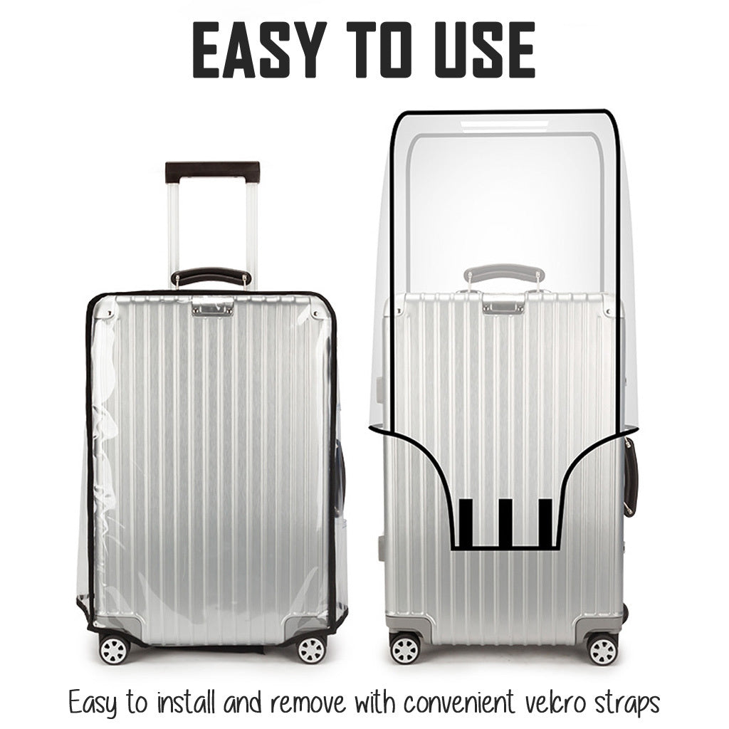 PVC Luggage Transparent Cover 30 Inch Waterproof Plastic Protector Suitcase & Bag Travel