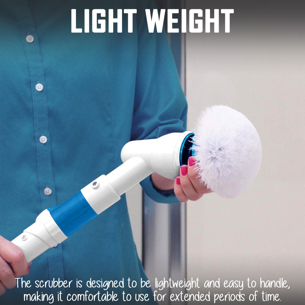 Electric Spin Scrubber - Power Brush Home Bathroom Cleaning Tool Floor Toilet Window Cleaner