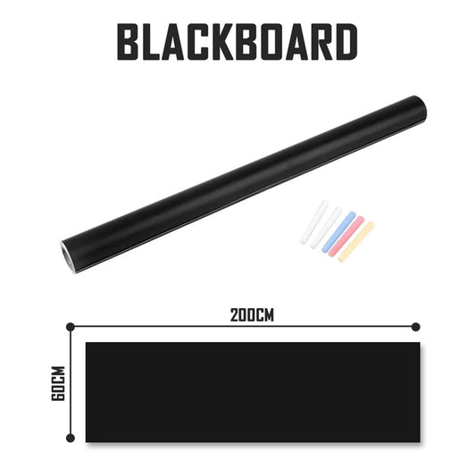 PP Blackboard Wall Sticker Writing Drawing Memo Chalk Board School Classroom