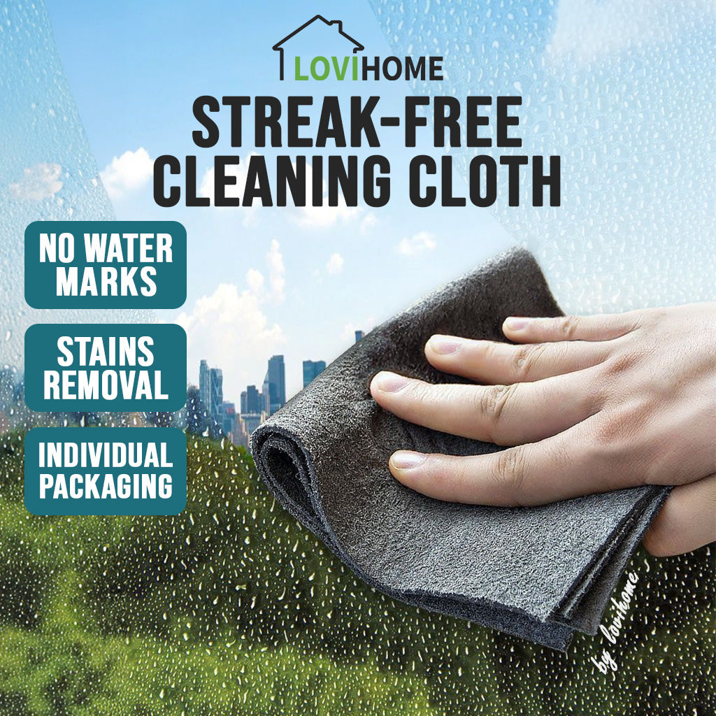 Streak Free 30x30cm Magic Watermark Free Glass Cleaning Cloth