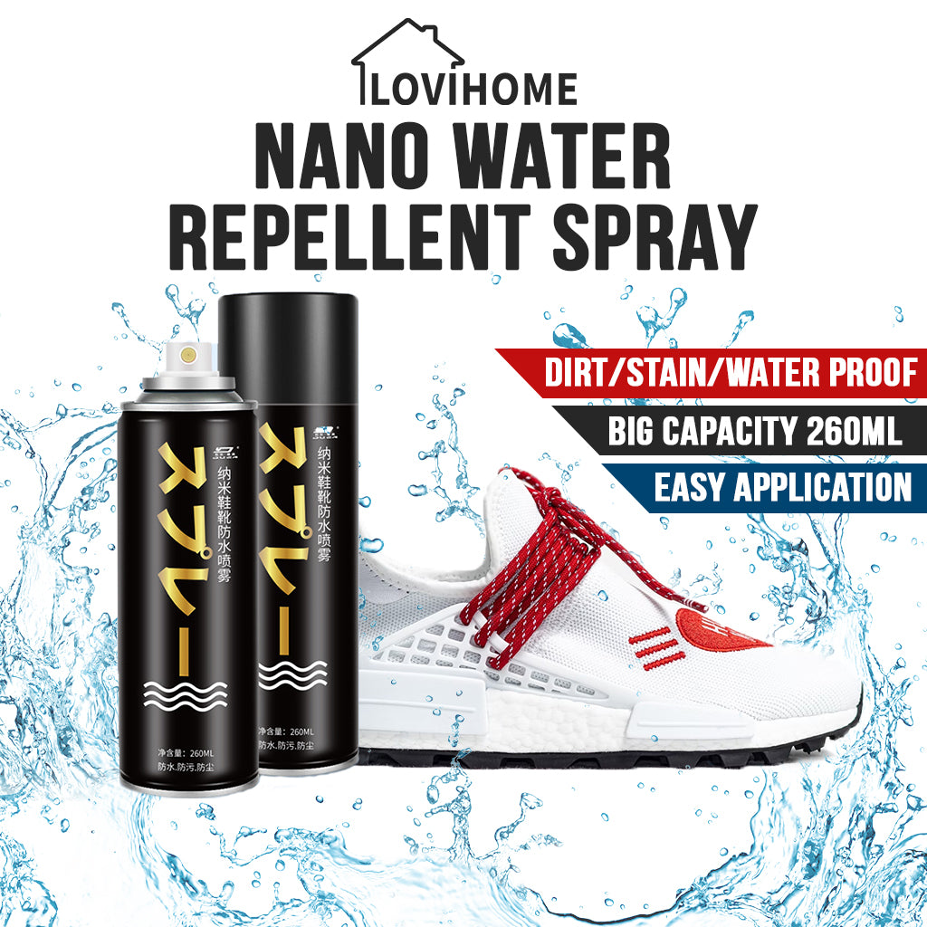 Nano Water Repellent SpraY Shoe Sneaker Fabric Protector Anti Mud Dirt Rain Proof Waterproof Coating