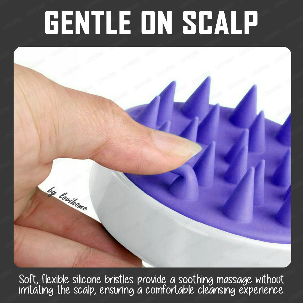 Scalp Shampoo Massage Blue Brush Detangle Hair Comb Head Massager