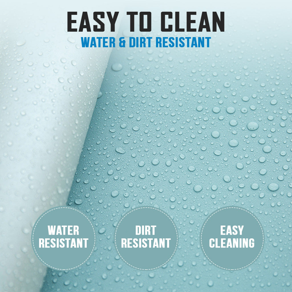 Waterproof Leather Desk Mouse Pad Baby Blue Large Desktop Table Mat Laptop Computer Accessories Keyboard Mousepad