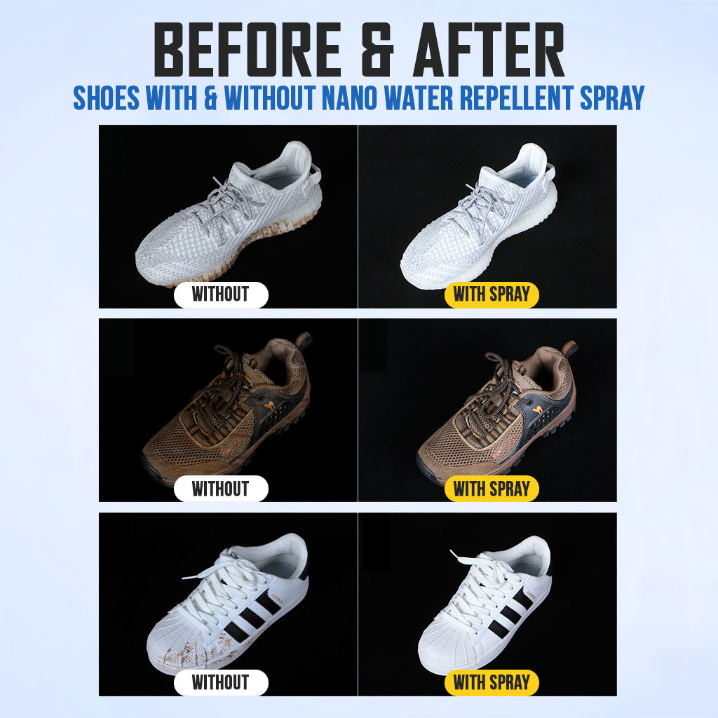 Nano Water Repellent SpraY Shoe Sneaker Fabric Protector Anti Mud Dirt Rain Proof Waterproof Coating