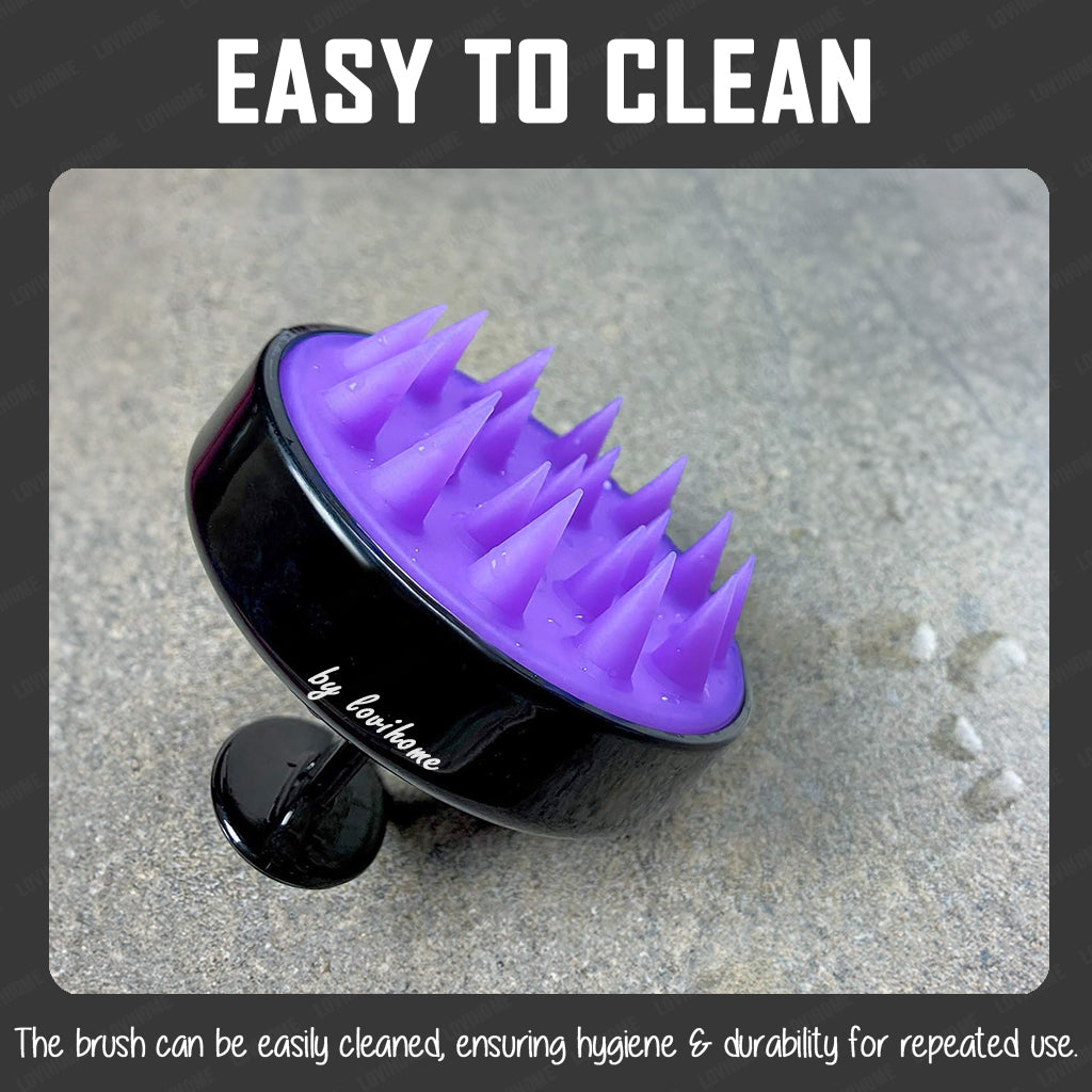 Scalp Shampoo Massage Blue Brush Detangle Hair Comb Head Massager
