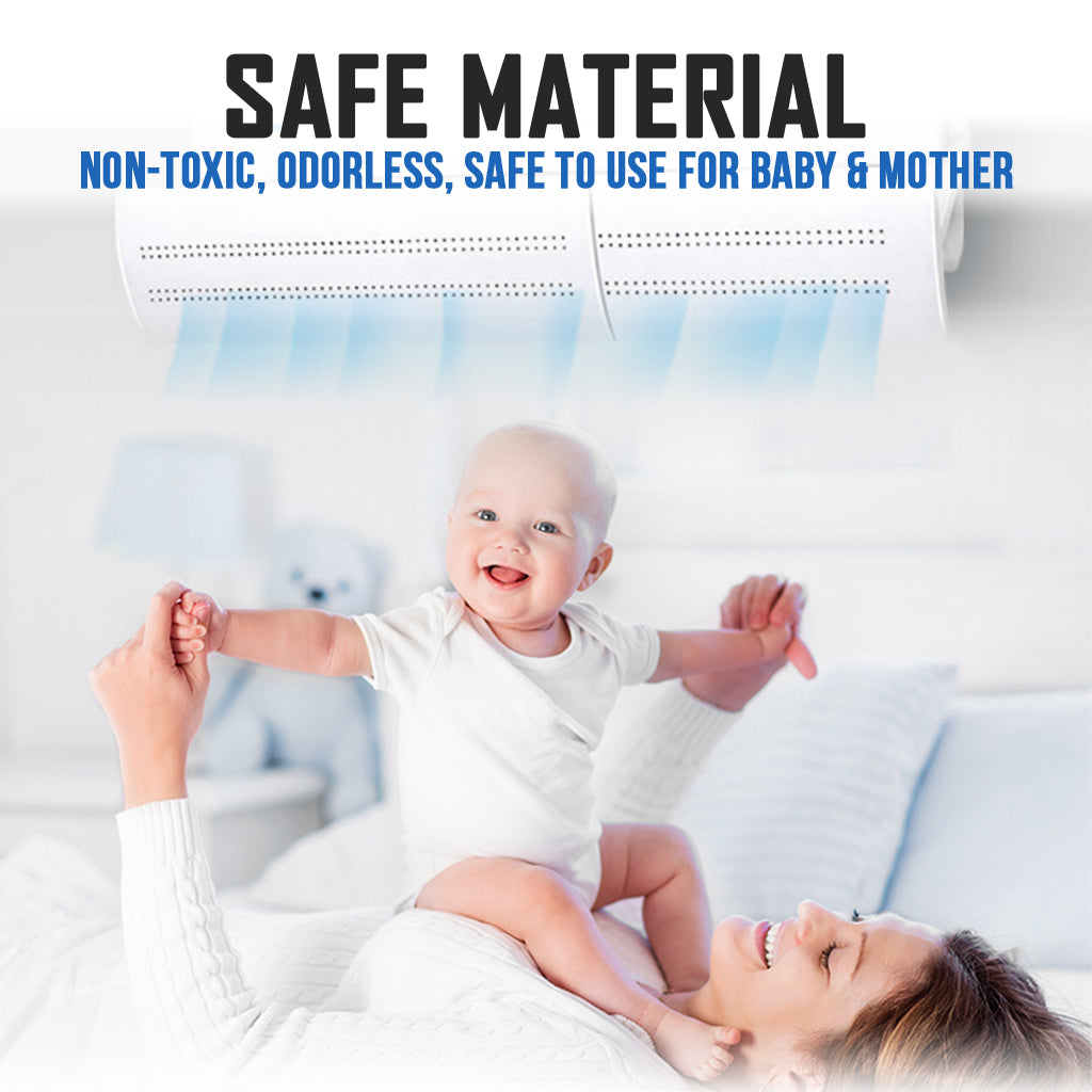 Retractable Air Conditioner Shield With Holes Anti-Blowing Cover AC Windshield