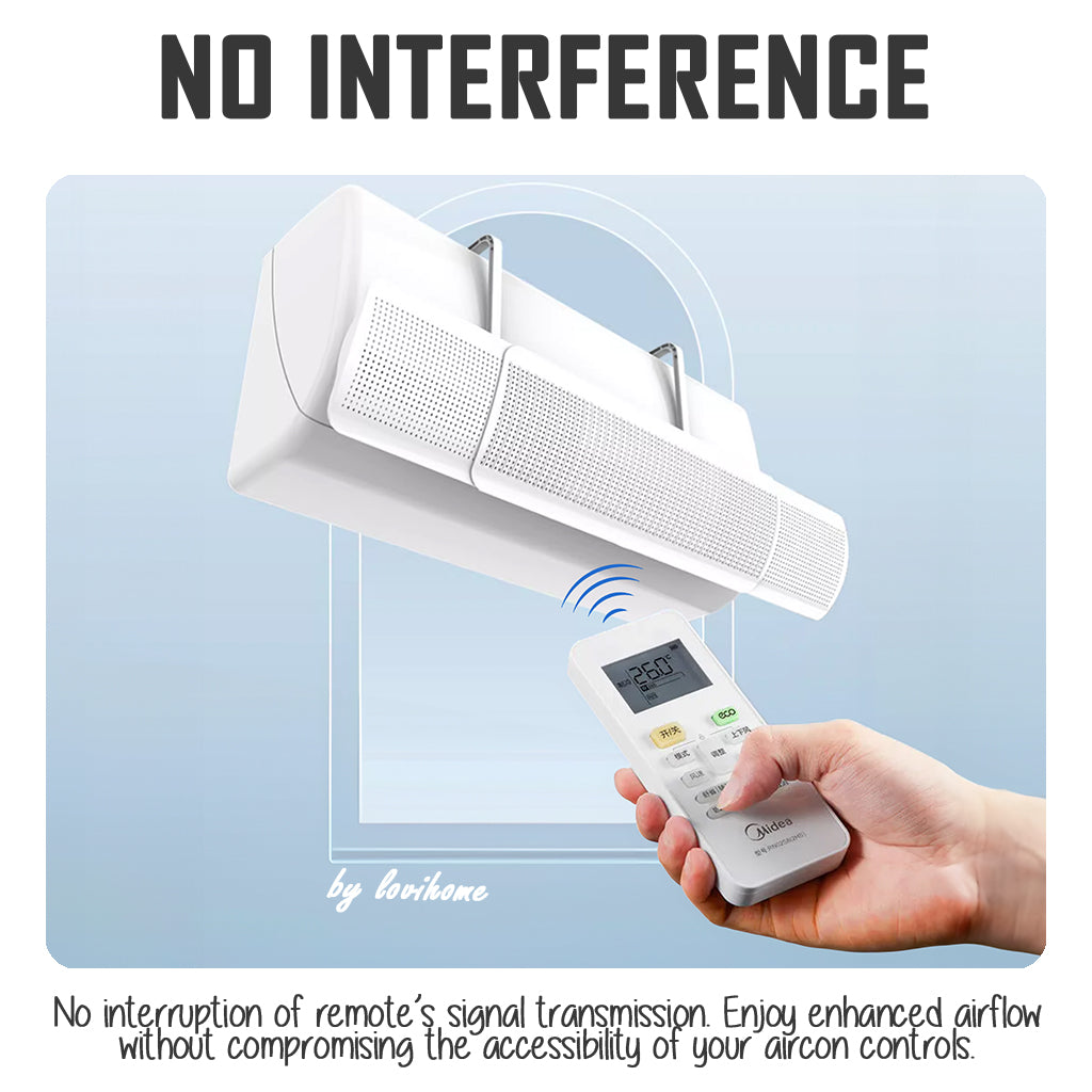 Hook On Adjustable Aircon Wind Deflector Air Conditioner Shield Cover Anti-Direct Blowing
