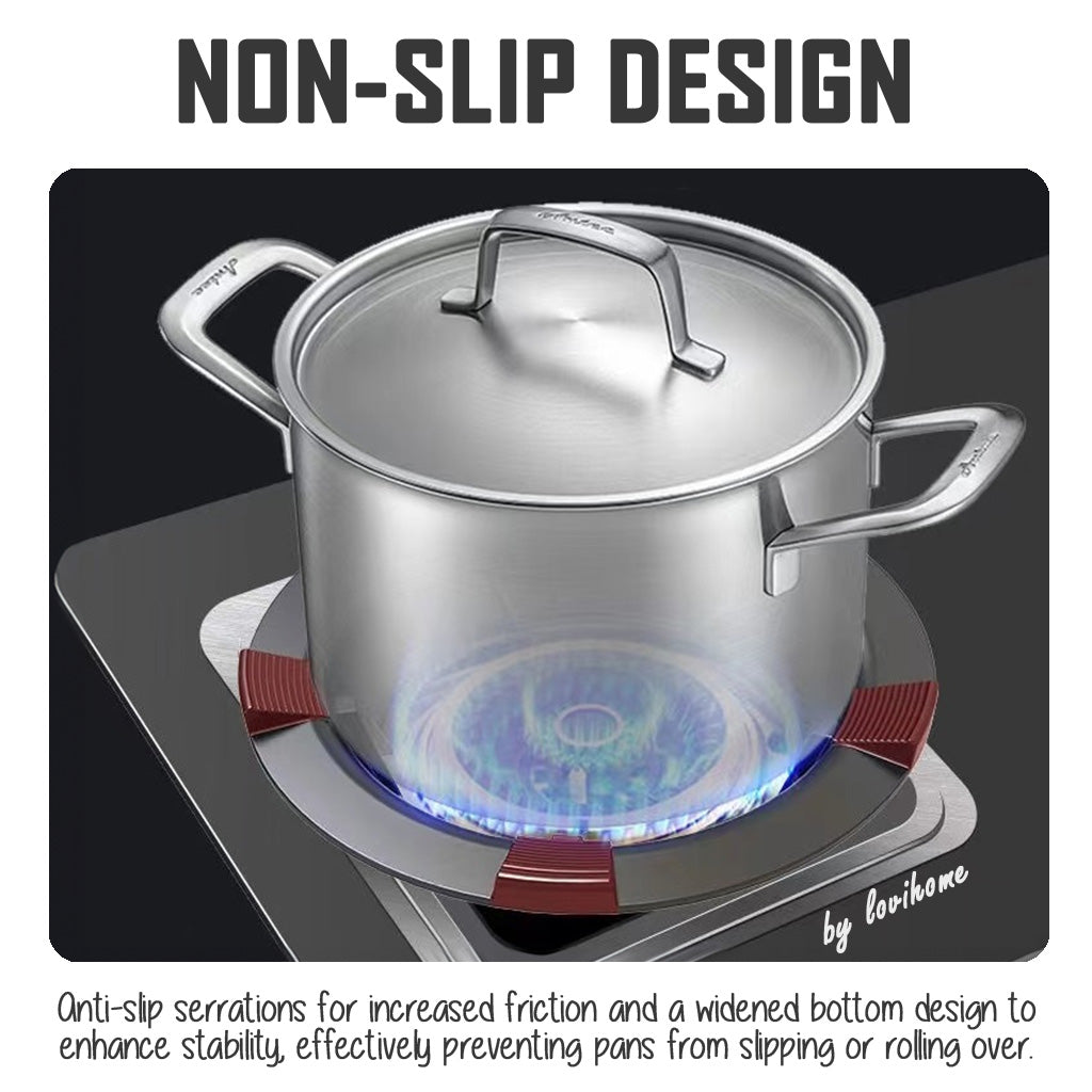Universal Gas Hob Stove 5 Grates Support Rack Windproof Cover Cast Iron Windshield Non-slip Bracket Small Pot Holder