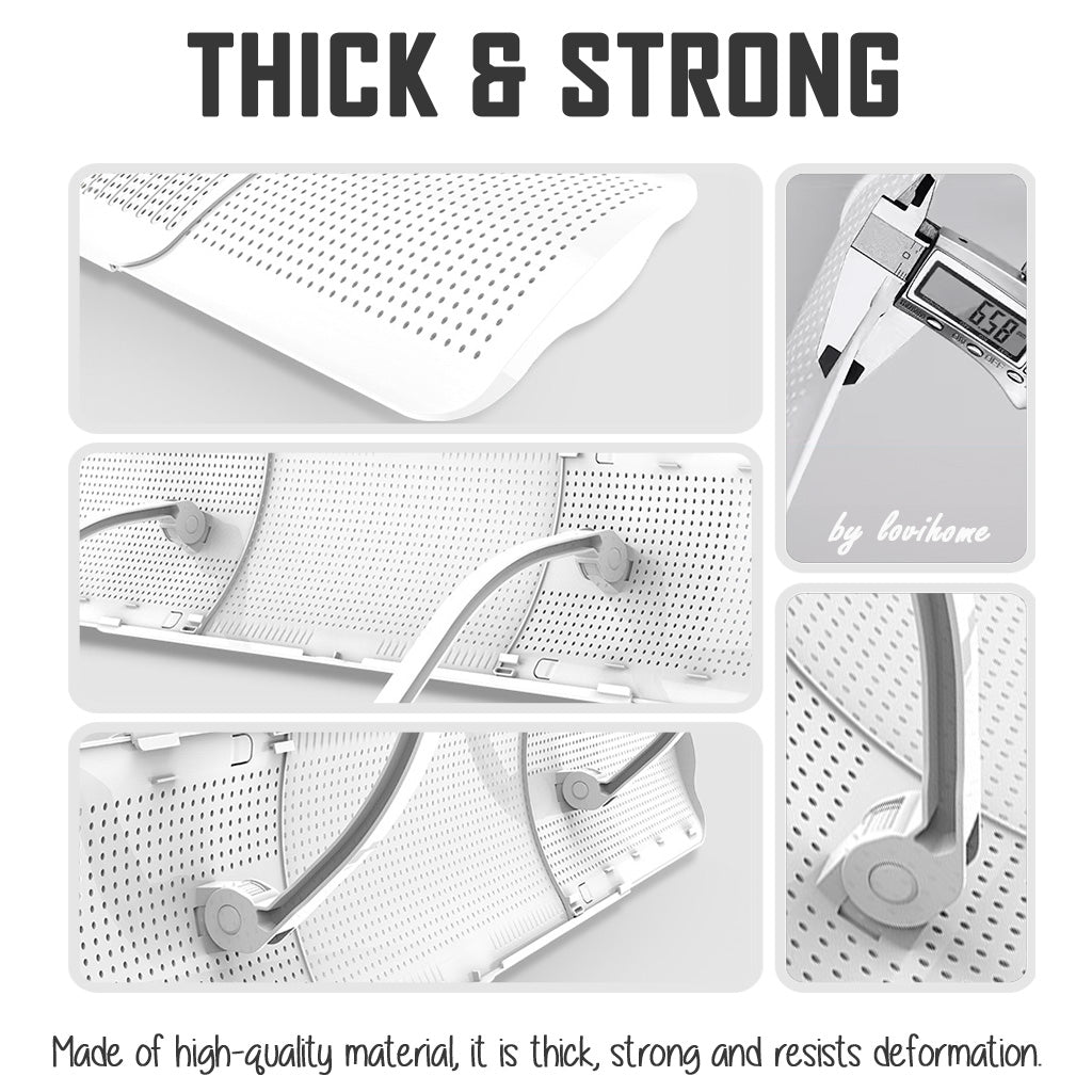 Hook On Adjustable Aircon Wind Deflector Air Conditioner Shield Cover Anti-Direct Blowing