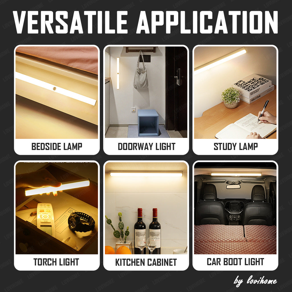 LED Tricolor 21cm Motion Sensor Light