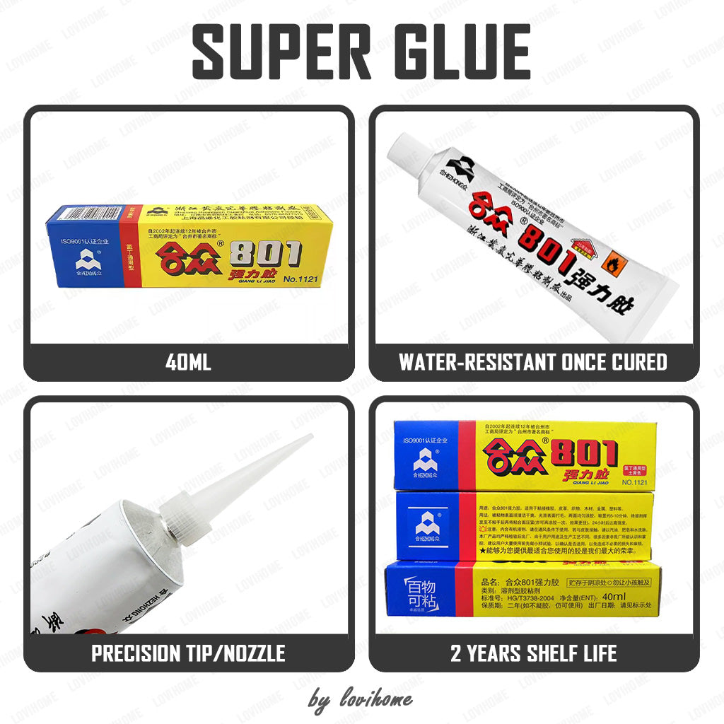 DIY Tools Set Stainless Steel Pen Knife Plier Mesh Scissors Wire Cutter Measuring Tape Super Glue Bundle