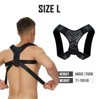 Back Posture Corrector L Adjustable Belt Strap Shoulder Spine Neck Lumbar Support Men Women Kids