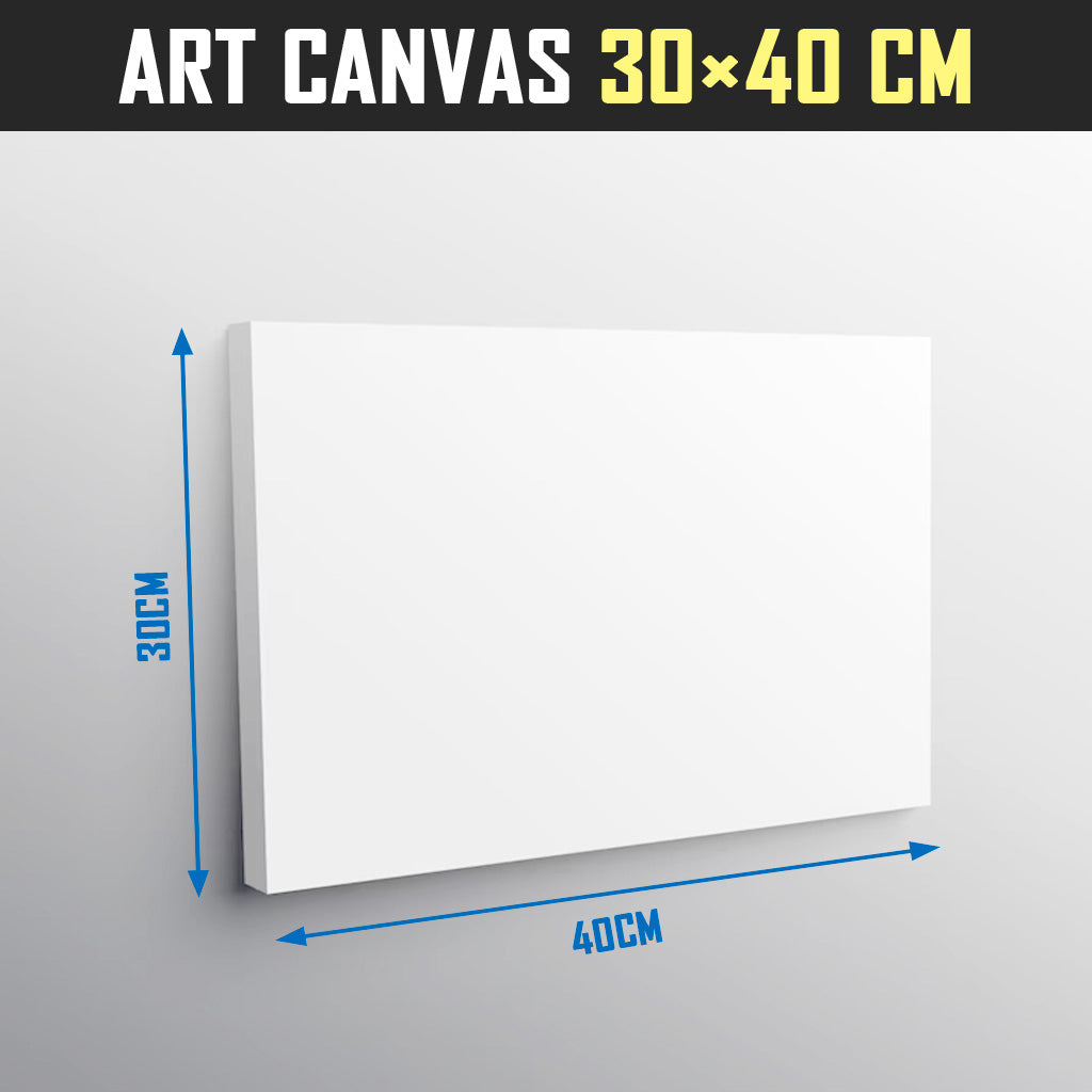 White Plain Cotton Art Canvas 30x40cm Wooden Frame Painting Drawing Board Supplies DIY Wall Picture Poster