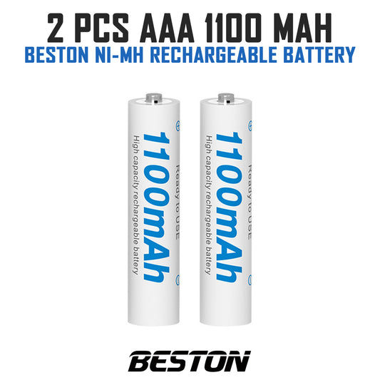 Beston AAA 1100 mAH Rechargeable Battery Pack Ni-MH LED Triple A Batteries