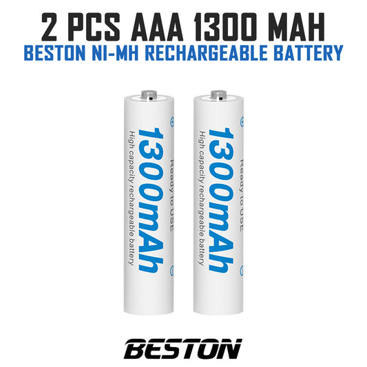 Beston AA 3000 mAH Rechargeable Battery Pack Ni-MH LED Double A Batteries