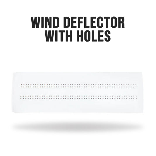 Retractable Air Conditioner Shield With Holes Anti-Blowing Cover AC Windshield