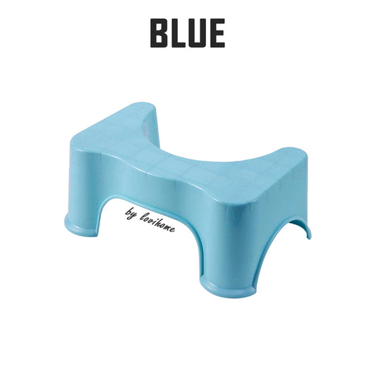 Squatmaster Blue Anti Slip Design Squat Step Stool Constipation Relief Potty Toilet Sturdy Foot Chair Footstool w/ WARRANTY