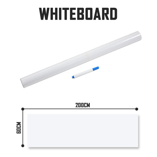 PVC Whiteboard Wall Sticker Writing Drawing Memo Chalk Board School Classroom
