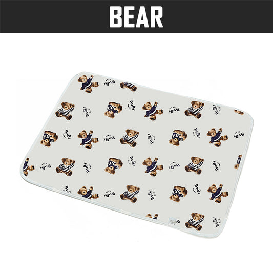 WATERPROOF DIAPER CHANGING MAT 80x110CM BEARS