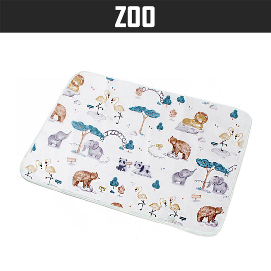 WATERPROOF DIAPER CHANGING MAT 50x70CM ZOO