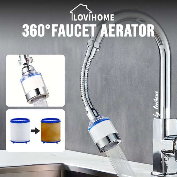 360° faucet aerator