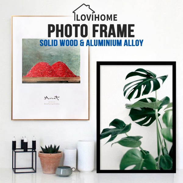 solid wood photo frame